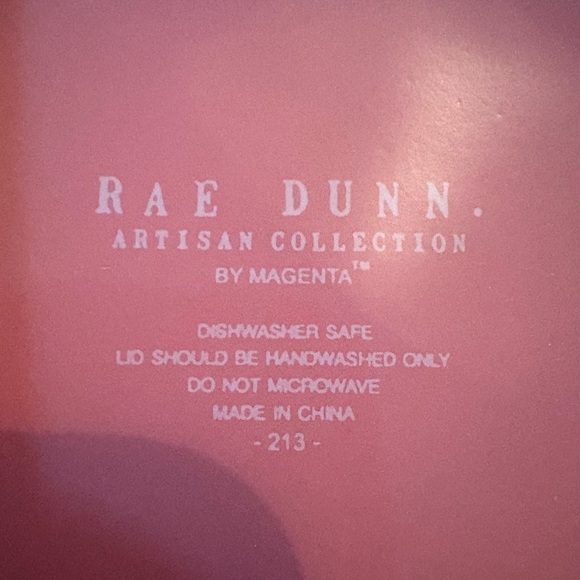 Rae Dunn Magenta Artisan Collection SWEET TREAT Baby Canister - Picture 2 of 5